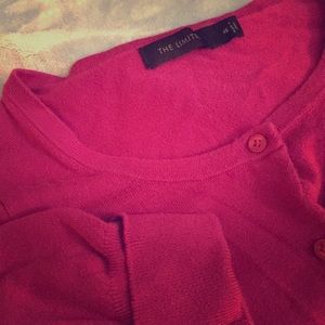 Pink 3/4 sleeve Cardigan